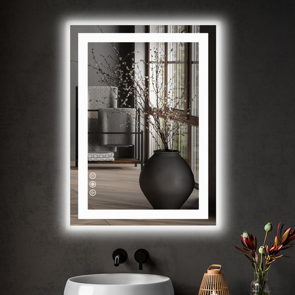 CONCETTA Bathroom Mirror, Decor Arched Wall Mirror, Bedroom Vanity Mirror with Metal Frame