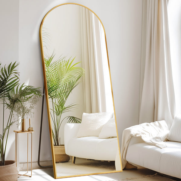 CONCETTA Rectangle Full Length Mirror, Full Body Standing Mirror Floor Mirrors