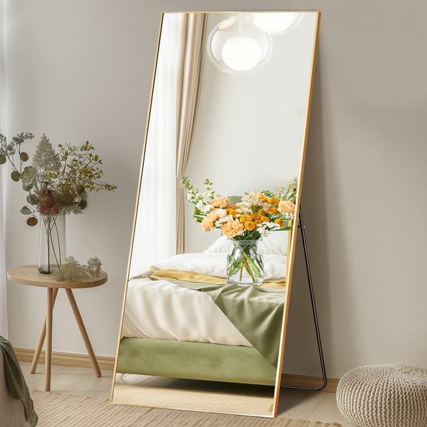 CONCETTA Rectangle Full Length Mirror, Full Body Standing Mirror Floor Mirrors