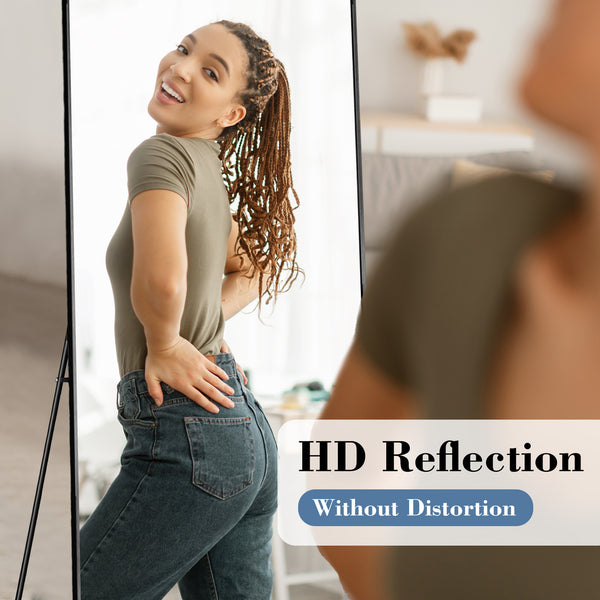 CONCETTA Rectangle Full Length Mirror, Full Body Standing Mirror Floor Mirrors