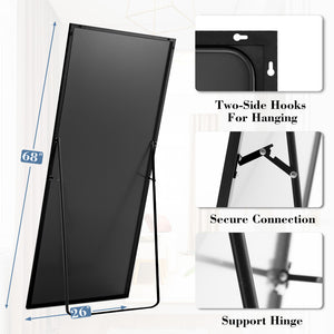 CONCETTA Rectangle Full Length Mirror, Full Body Standing Mirror Floor Mirrors