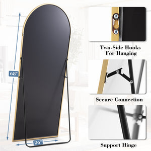 CONCETTA Rectangle Full Length Mirror, Full Body Standing Mirror Floor Mirrors