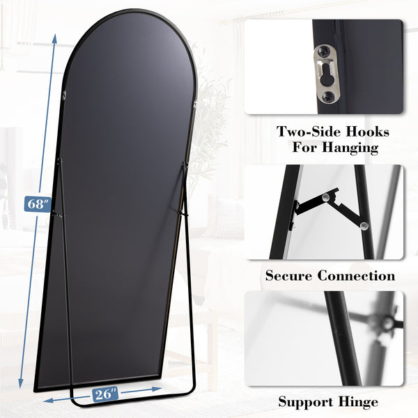 CONCETTA Rectangle Full Length Mirror, Full Body Standing Mirror Floor Mirrors
