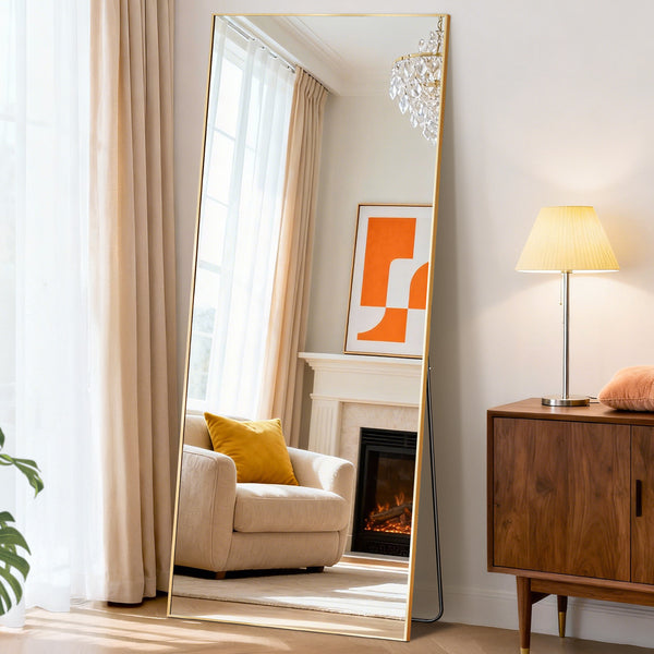 CONCETTA Rectangle Full Length Mirror, Full Body Standing Mirror Floor Mirrors