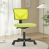 Mesh Task Chair with Padded Seat for Home Office, Green