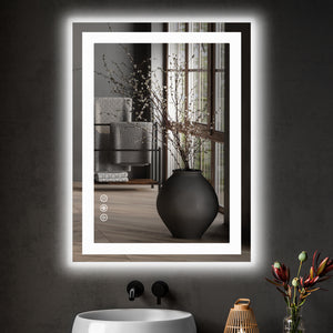 CONCETTA Bathroom Mirror, Decor Arched Wall Mirror, Bedroom Vanity Mirror with Metal Frame