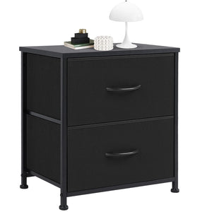 CONCETTA 2 Piece Nightstand Set - 2 Storage Drawers, Bedside Furniture End Table, Suitable for Living Room, Bedroom, Closet