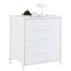 CONCETTA 2 Piece Nightstand Set - 2 Storage Drawers, Bedside Furniture End Table, Suitable for Living Room, Bedroom, Closet