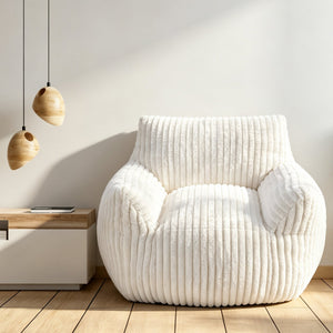 CONCETTA Bean Bag Chair, Bean Bag Sofa with High Rebound Foam Filling, Soft and Durable Lounge Chair for Living Room, Bedroom and Dorm