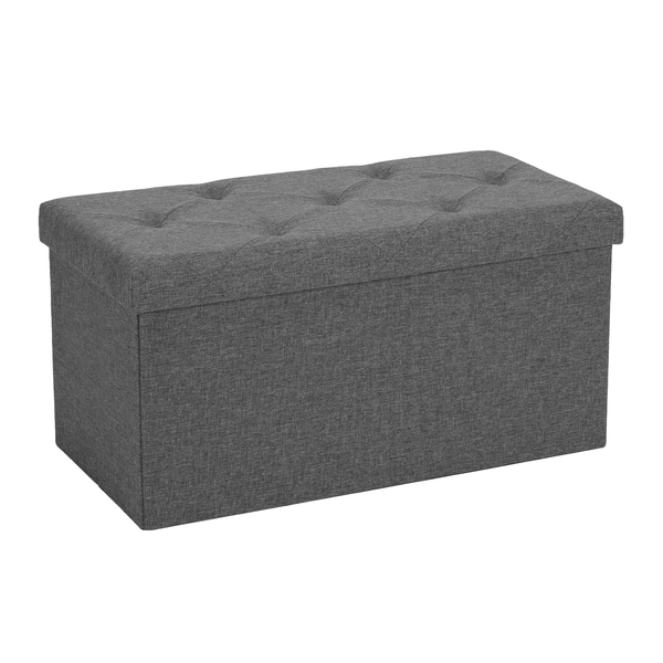 JOINSUN Foldable Storage Ottoman Bench -End of Bed Storage Foot Rest Stools, for Bedroom, Living Room, Entryway, Holds up to 660 lb