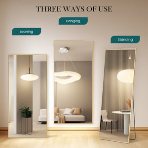 CONCETTA Full Length Mirror Standing Rectangle Floor Mirrors Body Dressing Wall-Mounted Mirror
