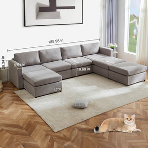 CONCETTA Convertible Sleeper Sofa Bed - Modular Sectional Sofa Set for Living Room, for office, living room, bedroom