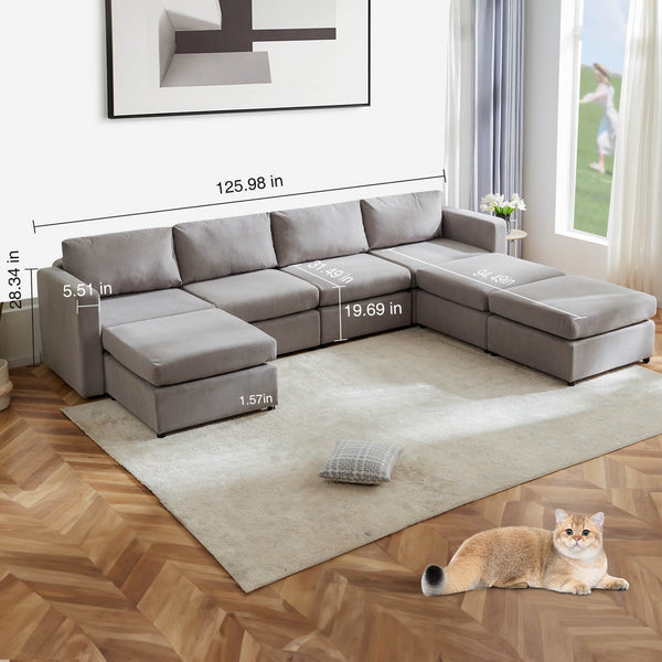 CONCETTA Convertible Sleeper Sofa Bed - Modular Sectional Sofa Set for Living Room, for office, living room, bedroom