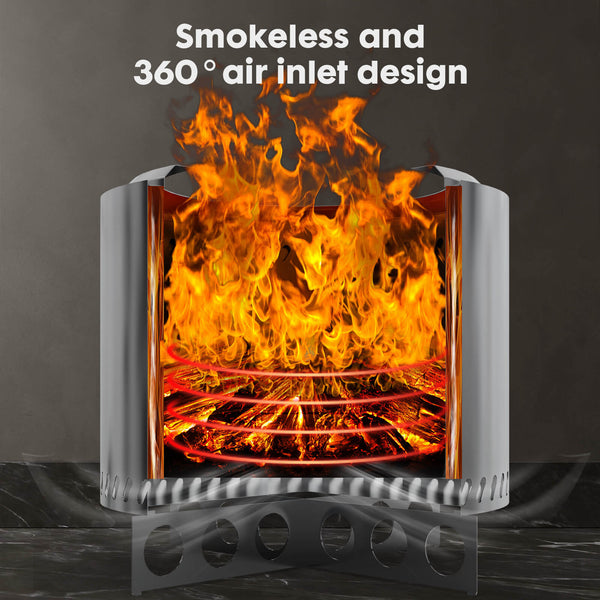CONCETTA Portable Fire Pit Enjoy the Warmth of the Outdoors
