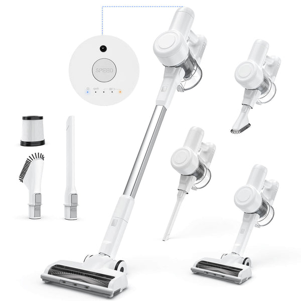CONCETTA Lightweight Cordless Vacuum Cleaner,  For Home Hard Floor Carpet Pet Hair
