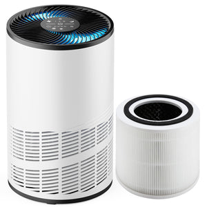 DUMOS Air Purifier for Home Bedroom, Covers 1200 Square Feet, True H13 Filter, Quiet Sleep Mode, Removes Odors, Smoke, Dust, Includes Filters