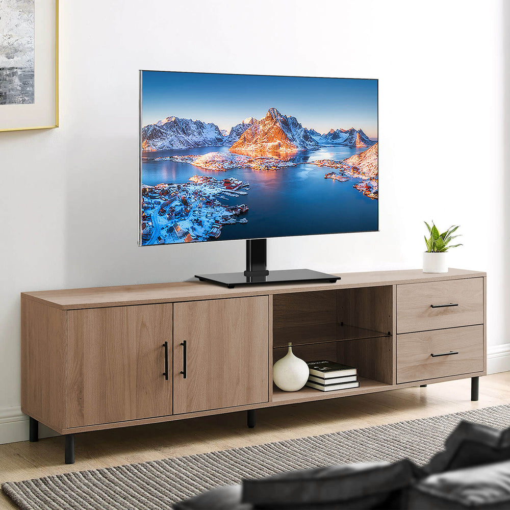 CONCETTA Universal Swivel TV Stand, Adjustable Table Top TV Stand Mount for 26¨C55 inch TVs, Max VESA 400x400mm£¬Holds up to 99 lbs