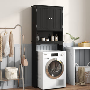 CONCETTA Over The Toilet Cabinet for Bathroom, Space Saver Storage with Quiet Magnetic Doors & Adjustable Bottom Stabilizer