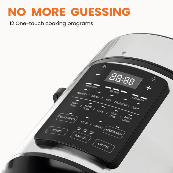 CONCETTA  Electric Pressure Canner 12-in-1 Multi Cooker