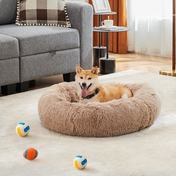 CONCETTA Dog Bed-Soft and Comfortable, Washable, Donut Shape, Multiple Sizes, Suitable for Cats and Dogs and Other Pets