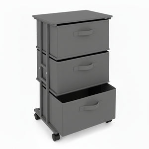CONCETTA Dresser Storage with 3 Drawers,Item Storage with Wheels, for Home Office