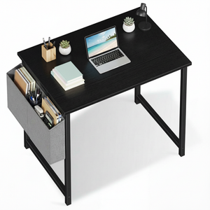 CONCETTA Computer Writing Desk with Storage Bag, Steel Frame for Home Office Study
