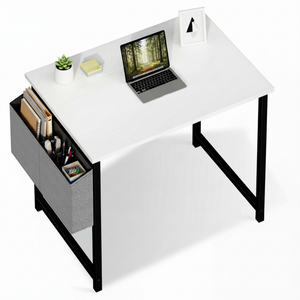 CONCETTA Computer Writing Desk with Storage Bag, Steel Frame for Home Office Study