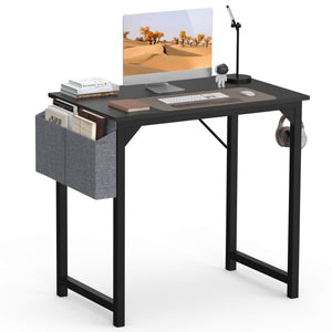 CONCETTA Computer Desk - 32/40/47/55/63 inch Student Kids Study Wooden Desk with Headphone Hook and Storage Bag for Bedroom, Living Room, Study Room