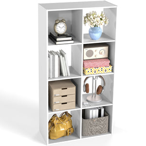 CONCETTA 6/8/9 Cube Storage Organizer, Open Bookshelf with Removable Back Panels for Living Room, Bedroom, Office