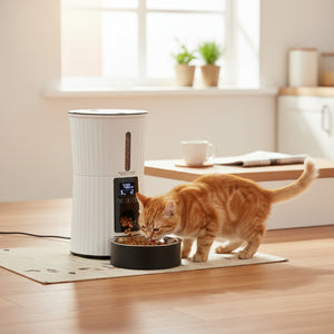 CONCETTA Automatic Pet Feeder - Programmable Timed Dry Food Dispenser, Smart Automatic Pet Feeder with APP Control, Voice Recorder & Portion Control,