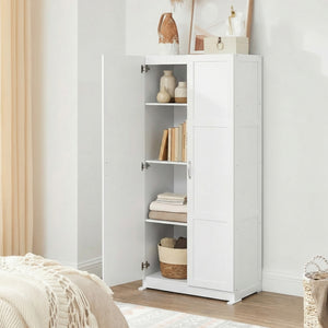 CONCETTA 71 inch Wooden Storage Cabinet, Freestanding Cupboard, 4-Tier Home Organizer for Kitchen, Living Room, Bedroom, Pantry