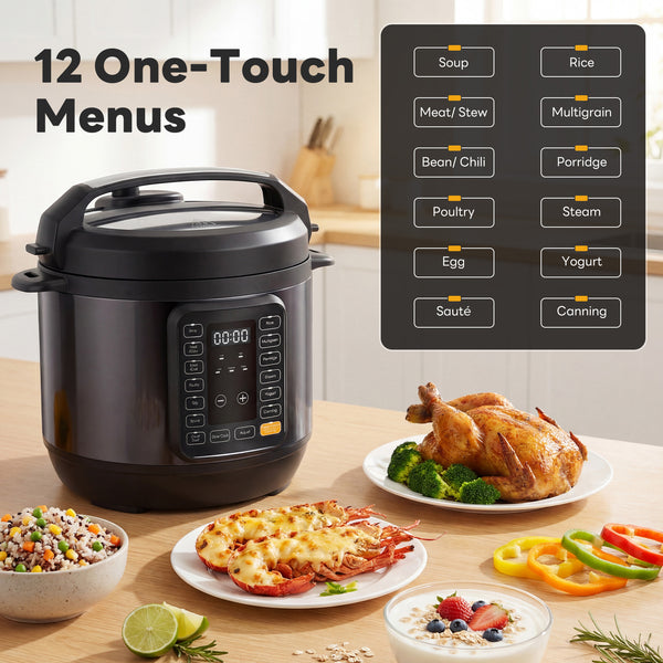 CONCETTA  Electric Pressure Canner 12-in-1 Multi Cooker