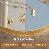 CONCETTA Bathroom Mirror, Decor Arched Wall Mirror, Bedroom Vanity Mirror with Metal Frame