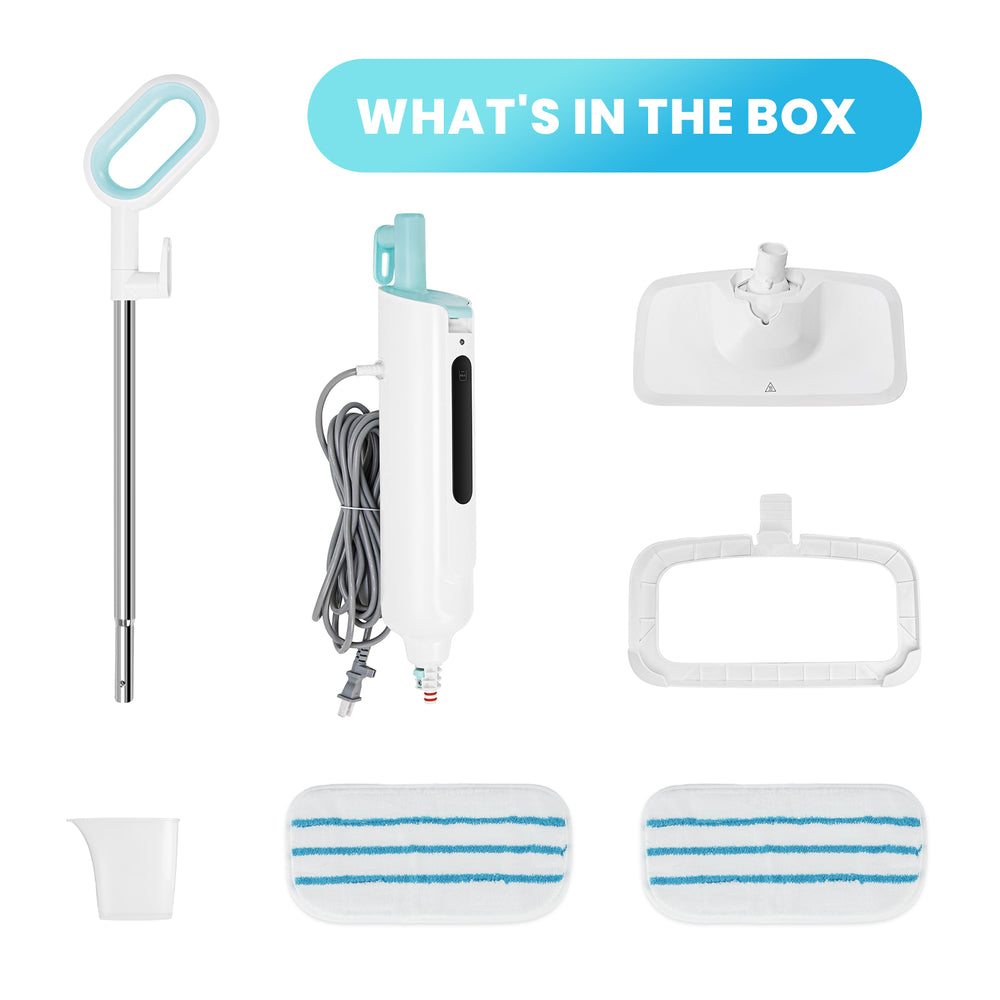 JOINSUN Steam Mop, Handheld Cleane with 2 Washable Pads