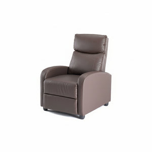 CONCETTA Recliner Chair for Living Room, Comfortable Fabric Home Theater Seat with Lumbar Support, Push Back Design, Overstuffed Cushion, No Massage