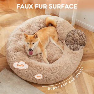 CONCETTA Dog Bed-Soft and Comfortable, Washable, Donut Shape, Multiple Sizes, Suitable for Cats and Dogs and Other Pets