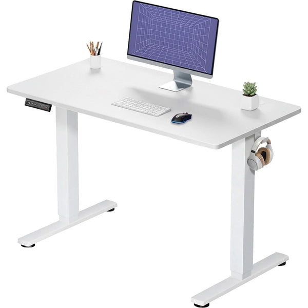 CONCETTA Electric Height Adjustable Desk, Ergonomic Sit Stand Workstation, One-Touch Lift Home Office Desk