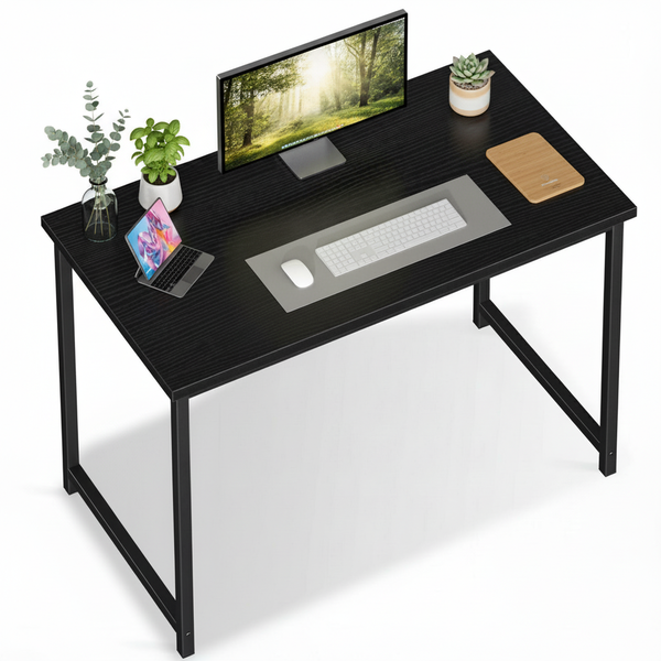 CONCETTA Computer Writing Desk with Storage Bag, Steel Frame for Home Office Study