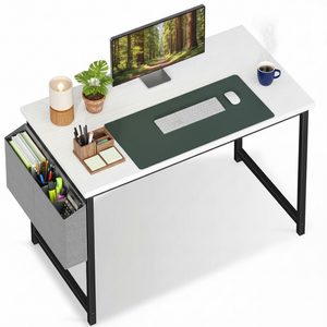 CONCETTA Computer Writing Desk with Storage Bag, Steel Frame for Home Office Study