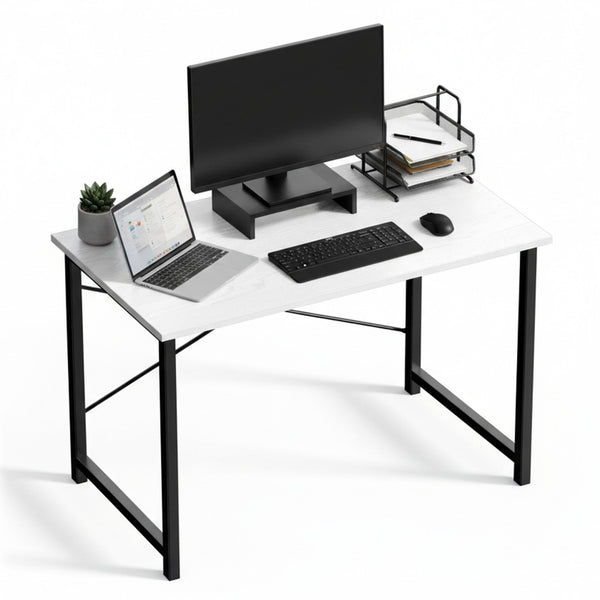 CONCETTA Computer Office Desk for Small Spaces, X-Shaped Reinforcement, Home Simple Modern Writing Study Desk