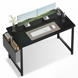 CONCETTA Computer Writing Desk with Storage Bag, Steel Frame for Home Office Study