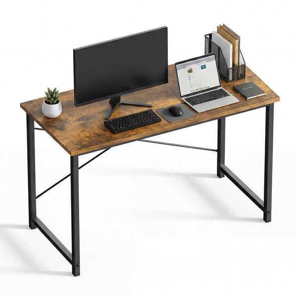 CONCETTA Computer Office Desk for Small Spaces, X-Shaped Reinforcement, Home Simple Modern Writing Study Desk