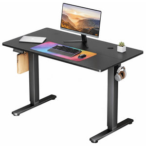 CONCETTA Electric Height Adjustable Desk, Ergonomic Sit Stand Workstation, One-Touch Lift Home Office Desk