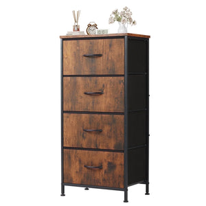 CONCETTA Drawers Dresser Chest of Drawers,Metal Frame and Wood Top