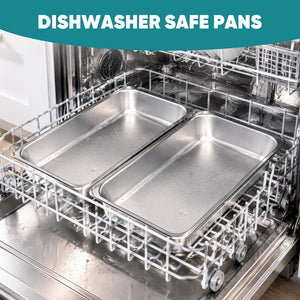 SHOUFTW Stainless Steel Electric Warming Tray, Buffet Server with Adjustable Temperature Control, Food Warmer for Parties, Holidays & Catering.