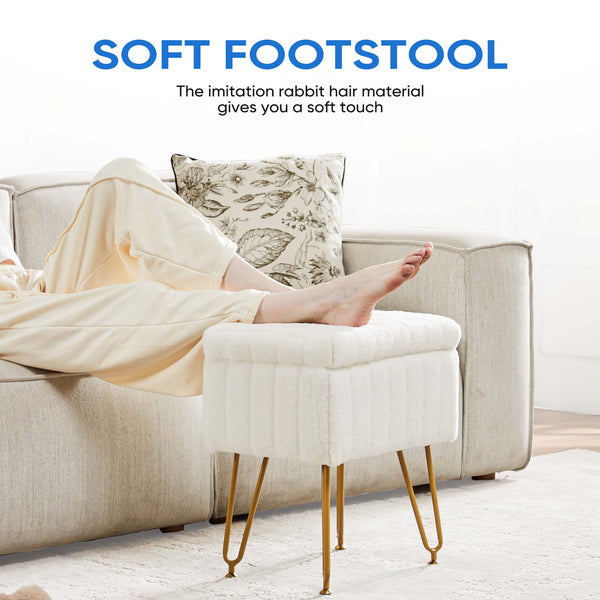 CONCETTA Makeup stool with storage space
