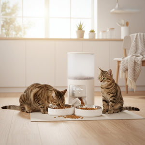 CONCETTA Automatic Pet Feeder - Programmable Timed Dry Food Dispenser, Smart Automatic Pet Feeder with APP Control, Voice Recorder & Portion Control,