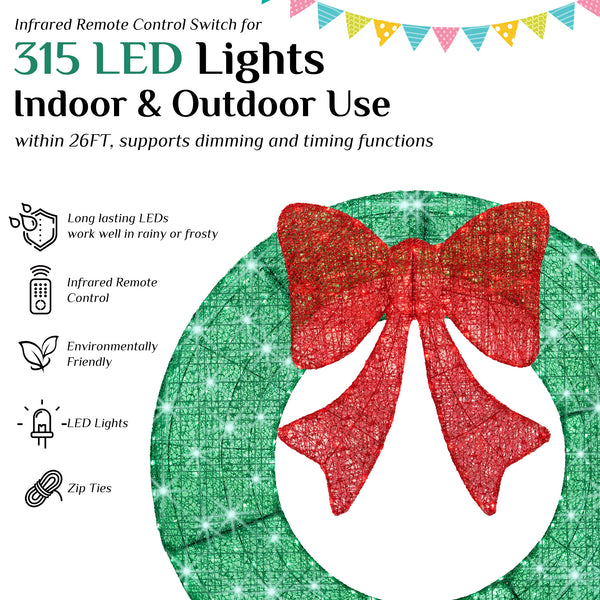 CONCETTA Christmas Decorative Lantern , LED Light Festival Decoration