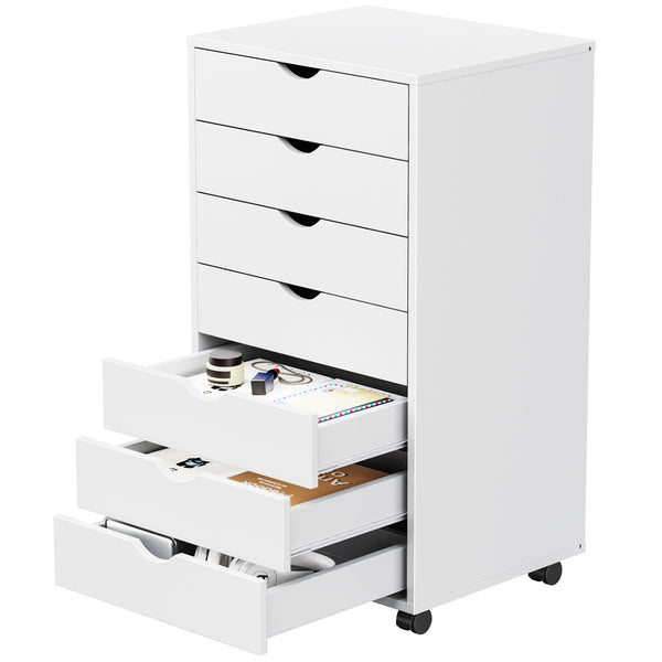 CONCETTA Drawer File Cabinet, Lateral Filing Under Desk Storage Organizer with Wheels for Home Office