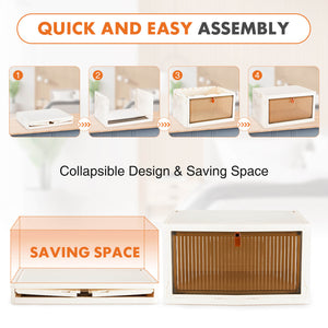 CONCETTA Foldable Organizers, Storage with Lockable Wheels